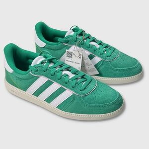 Adidas Breaknet Sleek Shoes / Sneakers - NWT Womens 8 Green / White - #48932-OF